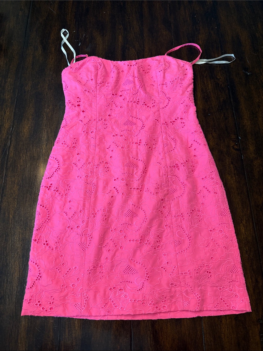 Lilly Pulitzer Hot Pink Eyelet Party Dress